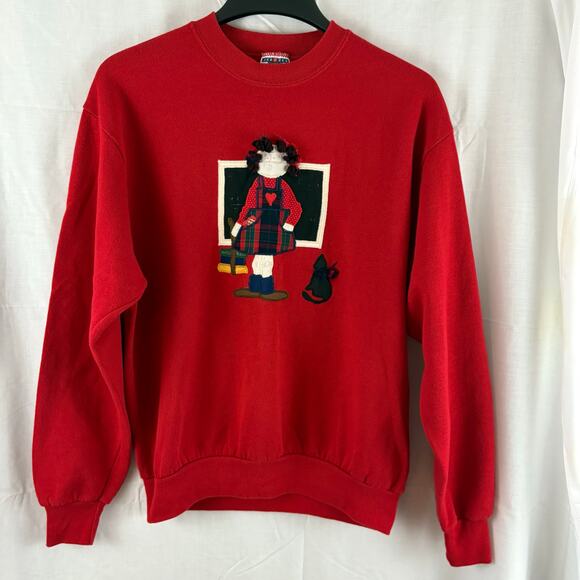 Jerzees Vintage 90s School Teacher Theme Sweatshirt Size Medium - Picture 1 of 5